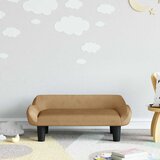 Dječja fotelja smeđa 70x40x24 cm baršunasta | shoptok.hr