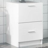  The Living Store Omarica za umivalnik bela 40x37x59 cm inženirski les - Omarica Za Umivalnik, (21486488) Cene