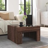  Stolić s beskonačnim LED svjetlima boja hrasta 50x50x30 cm | shoptok.hr