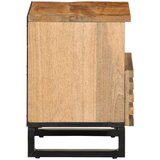  Noćni ormarići 2 kom 40x34x46 cm od masivnog grubog drva manga | Eponuda.com