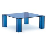 Kave Home Plavi stakleni stolić za kavu 85x85 cm Adularia – | shoptok.hr