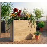 WESTMANN Talus XL | Metalna pravokutna žardinjera | Izgled drva - BRANDED IN GERMANY | shoptok.hr