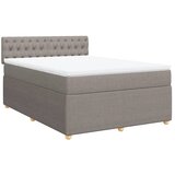 Maison Chic Box spring postelja - Vzmetna postelja z vzmetnico taupe 140x200 cm blago SL24123, (21879747) | Shoptok.si