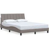 vidaXL Posteljni okvir brez vzmetnice taupe 140x200 cm blago | Shoptok.si