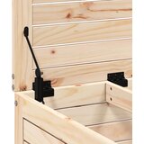  Vrtni tabure 62 x 63,5 x 53,5 cm od masivne borovine | shoptok.hr