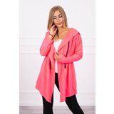 Kesi Cape with loose hood pink neon color | shoptok.hr