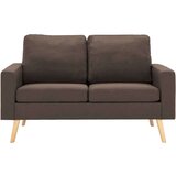  2-dijelni set sofa od tkanine smeđi | shoptok.hr