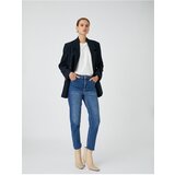 Koton High Waisted Jeans Slightly Slim Fit - Mom Slim Jeans | Shoptok.si