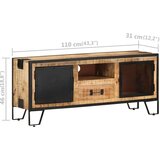 vidaXL tv ormarić 110 x 31 x 46 cm od grubog drva manga | shoptok.hr