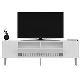 Hanah home tv polica Dekolp4 white silver