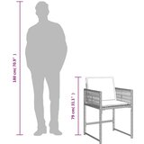  13-dijelni vrtni blagovaonski set s jastucima svijetlosivi | shoptok.hr