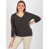 RELEVANCE Blouse-RV-BZ-8475.81-dark khaki | Shoptok.si