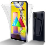 Cadorabo Samsung v prozorni - 360 -° zaščitni pokrov celotnega telesa - zaščita pred sprednjim in hrbtom, vsestransko zaščito z zaščitnikom zaslona, (20571711) | Shoptok.si