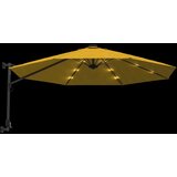  Zidni suncobran s LED svjetlima žuti 290 cm | Eponuda.com