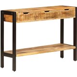  Komoda s 3 ladice 110 x 35 x 75 cm od masivnog drva manga | shoptok.hr