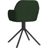  Vrtljiv jedilni stol 2 kosa temno zelen žamet, (20945103) | Shoptok.si