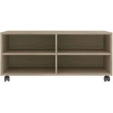 TV ormarić s kotačima boja hrasta sonome 90x35x35 cm od iverice | shoptok.hr