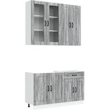  Kuhinjska jedinica KALMAR 4 pcs Siva Sonoma Konstruirano drvo | shoptok.hr