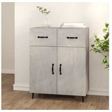  Komoda betonsko siva 69,5x34x90 cm inženirski les | Shoptok.si