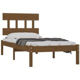  Za krevet od masivnog drva smeđa boja meda 100 x 200 cm | shoptok.hr