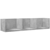  Zidni ormarići 2 kom boja siva betona 75x18x16,5 cm drveni | shoptok.hr