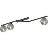  plafonska svetiljka naton 3xE14/10W/230V crna/zadimljena | Eponuda.com