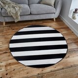 Aberto Design tepih 120cm Crno-Krem Cene
