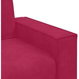  Dvosjed Kauč Vinsko Crvena 160x78x84 cm Baršun | Shoptok.si