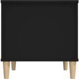vidaXL Klubska mizica črna 60x44,5x45 cm inženirski les | Shoptok.si