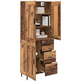  Highboard 2 kom. Staro drvo 69,5 x 34 x 180 cm Slike