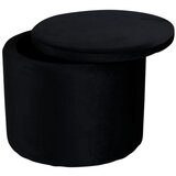 Venture Home puf s prostorom za pohranu Dunken ⌀51 cm, crna | shoptok.hr