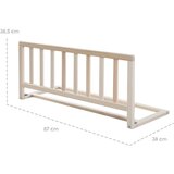 Roba Zaščitna ograja v naravni barvi – | Shoptok.si