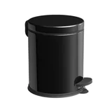 Kanta za otpatke sa pedalom metal CRNA 5 lit (visina 265mm, prečnik 210mm) ( K341 )