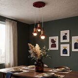 Opviq luster Elwood 20803-SET-30-B, 3 × E27, bordo | Eponuda.com