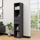 vidaXL Knjižna omara siva 36x30x171 cm iverna plošča | Shoptok.si