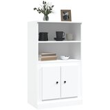  Visoka komoda bijela 60 x 35,5 x 103,5 cm od konstruiranog drva | shoptok.hr