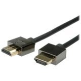Roline HDMI priključni kabel HDMI-A vtič 2.00 m črna 11.04.5592 zaščiten HDMI kabel, (20421217) | Shoptok.si