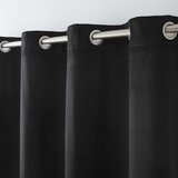 Douceur d intérieur Črna žametna izolacijska zavesa 140x260 cm Polarchic – | Shoptok.si