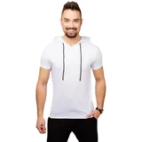 Glano Men's Hooded T-Shirt - white