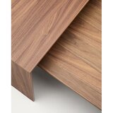 Kave Home Mizica v orehovem dekorju v temni naravni barvi 70x140 cm Litto – | Shoptok.si