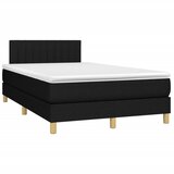  Krevet box spring s madracem crni 120 x 190 cm od tkanine | shoptok.hr