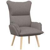 vidaXL Sproščujoči stol taupe tkanina | Shoptok.si
