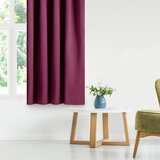 AmeliaHome curtain BLACKOUT color violet style classic tape type of material - textiles blackout 140x270 | shoptok.hr