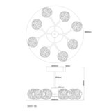 Globo STROPNA LED-SVETILKA VIRINA //3000 K/230 V/ | Shoptok.si