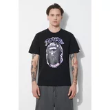 A BATHING APE Pamučna majica Ape Head Graffiti Tee za muškarce, boja: crna, s tiskom, 1J80110040