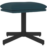 The Living Store Stolček za noge moder 60x60x36 cm žamet - Stolček Za Noge, (21419735) | Shoptok.si