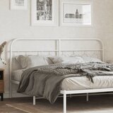 vidaXL Kovinsko vzglavje belo 183 cm | Shoptok.si