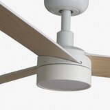 Faro 34295WT-1TW-LED prigušiva ventilator RUDDER S 18W/230V, bela/bež, prečnik 106 cm WT + DO | Eponuda.com
