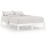 The Living Store Posteljni okvir bel iz trdne borovine 160x200 cm - Posteljni Okvir, (21523250) | Shoptok.si