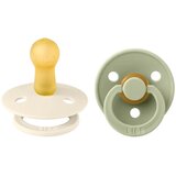 Bibs Colour dude (okrugle) - Ivory/Sage (vel.1) Slike